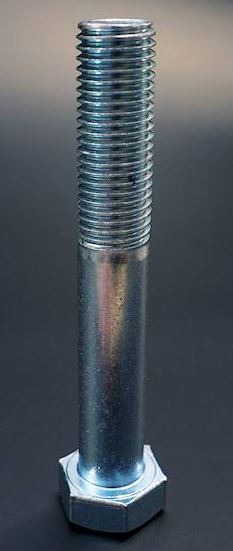 HEXAGON HEAD BOLT DIN 933 GALVA M20X60 12.9
