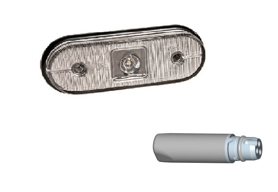 ASPOCK UNIPOINT WHITE WITH REFLECTOR ASS3 / 0,50 M