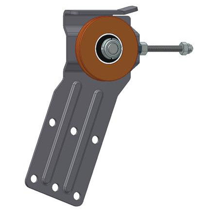INCLINED REAR SUPPORT PULLEY RIGHT REAR - AGROSTAR (20°) / BUILDSTAR (20°) / ROCKSTAR