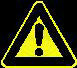 ROLL 250 PIECES PICTOGRAM 50 MM "EXCLAMMATION MARK