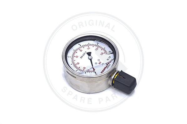 PRESSURE GAUGE 0 100 MM 0 - 10 BAR 1/2" CONNECTION