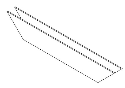 FRAME PROFILE HORIZONTAL THD WITH GRAINHATCH