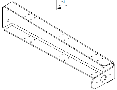 ACCESSORY HOLDER BOLTABLE ON CHASSIS HOLDER URS / 