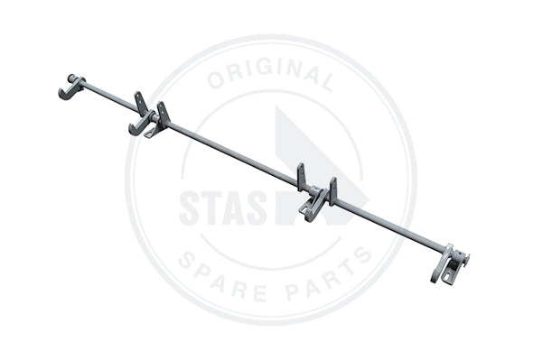 ASSEMBLED CLOSING HOOKS TOP HINGED DOOR